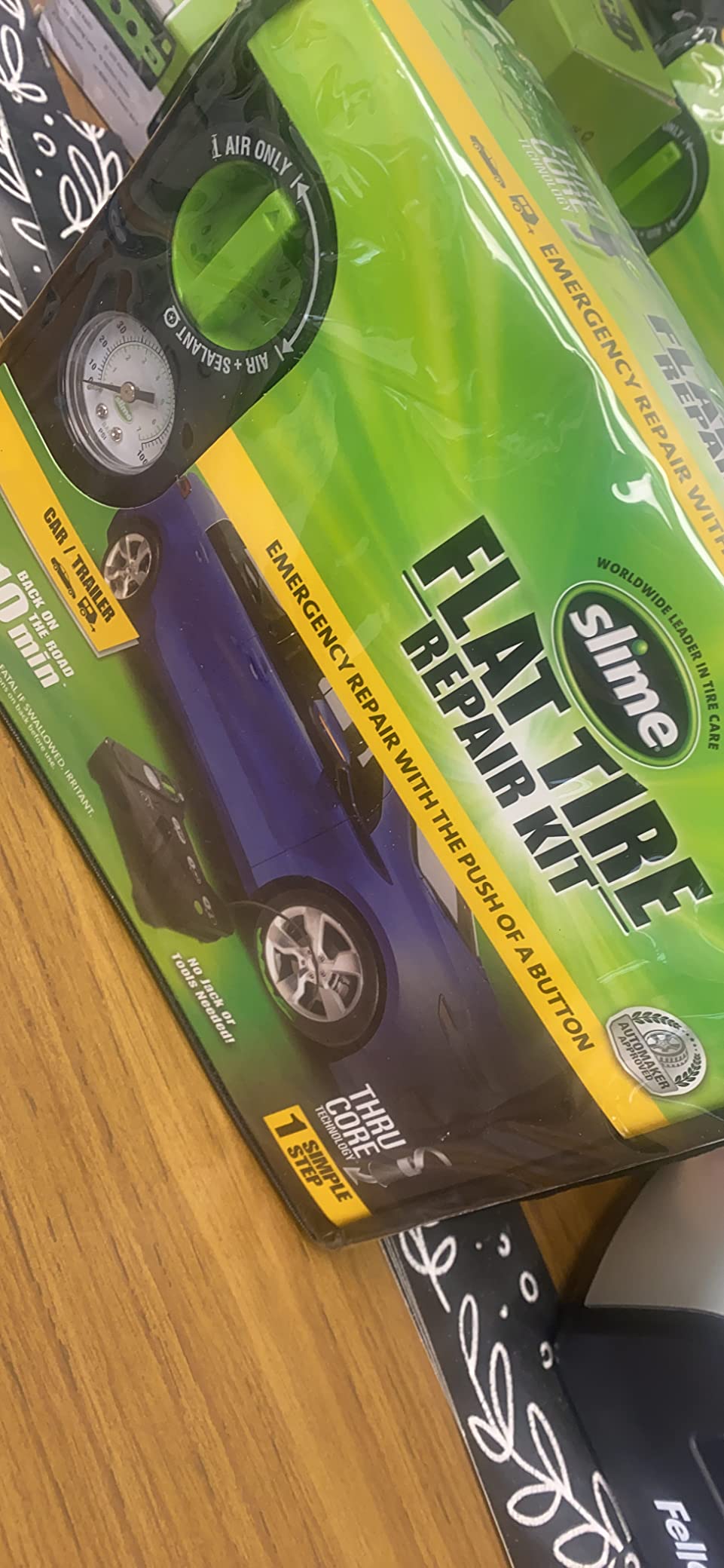 Slime 50159 Flat Tire Repair Kit, Smart Spair Ultra, All-in-one Solution, Repairs and Inflates, Truck/SUV, 15 Min Fix customer photo 1