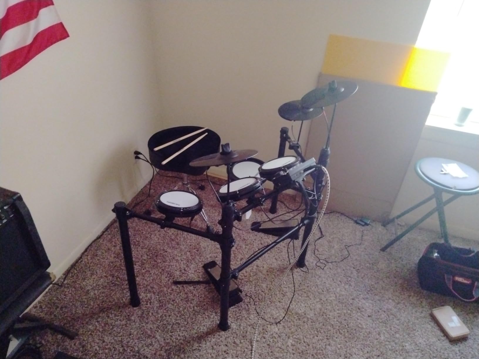 MOSEN Quiet Electric Drum Set Beginner,195+ Sounds & 25 Drum Kits,MED-X3 customer photo 2