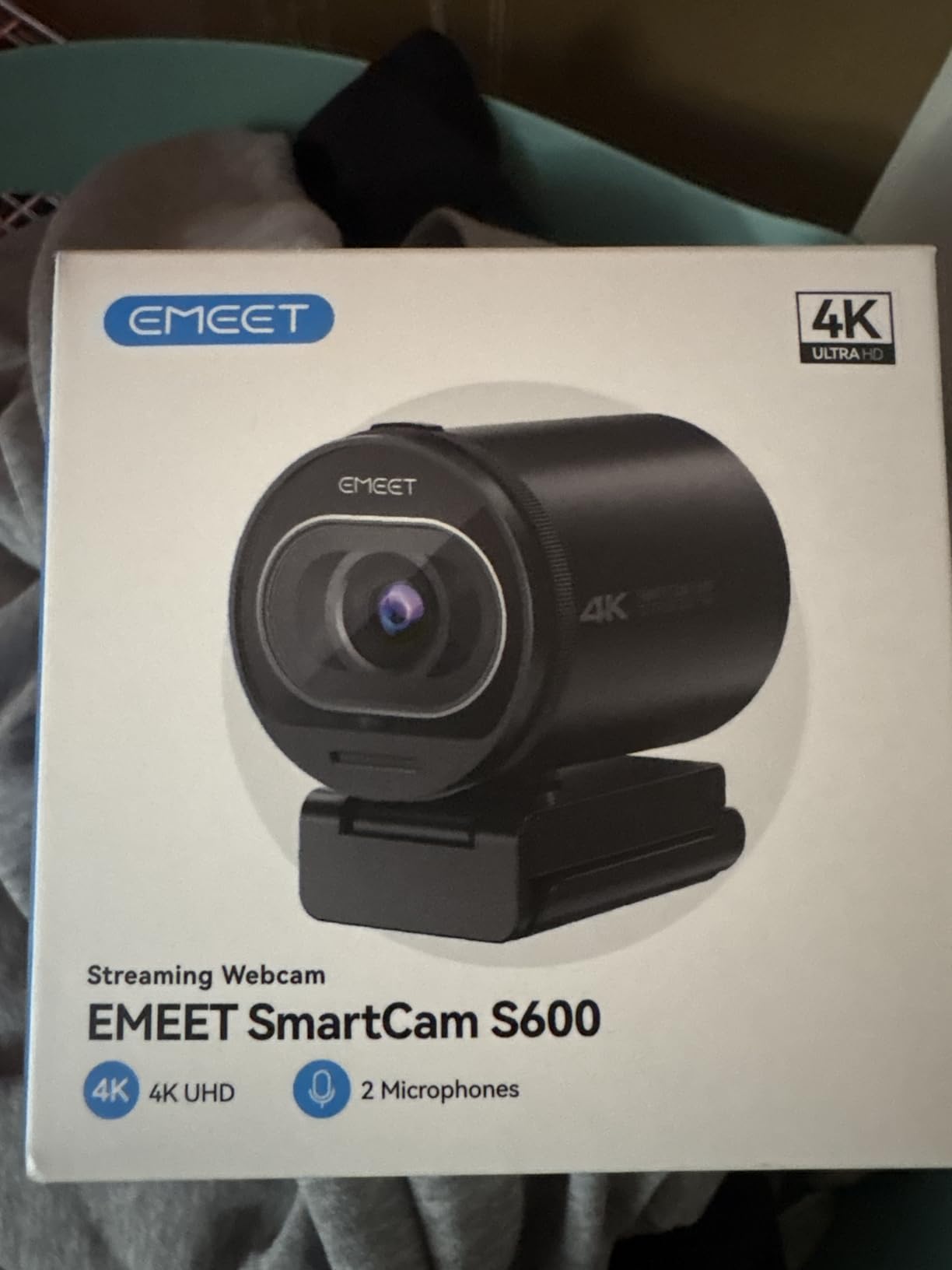 EMEET S600 4K Webcam for Streaming, Sony 1/2.55'' Sensor, PDAF Autofocus customer photo 2