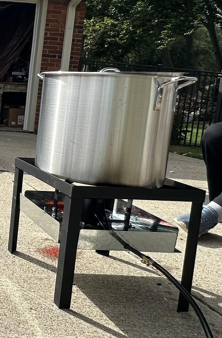 30QT Turkey Fryer & 10QT Fish Fryer Kit, 55,000 BTU Propane Cooker customer photo 2