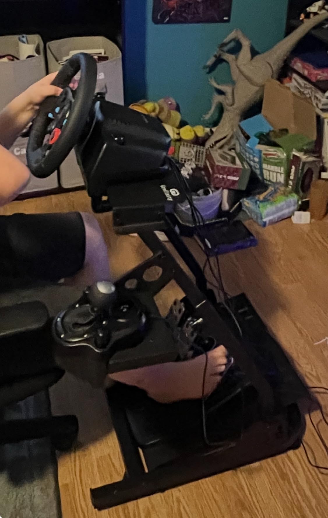 Grefinity Racing Wheel Stand, Height Adjustable Steering Wheel Stand customer photo 1