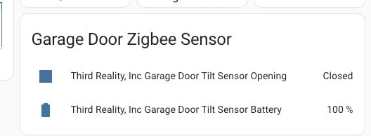 THIRDREALITY Zigbee Smart Garage Door Tilt Sensor, Adjustable Sensitivity Levels, 2-Year Battery Life, Zigbee Hub Required customer photo 1