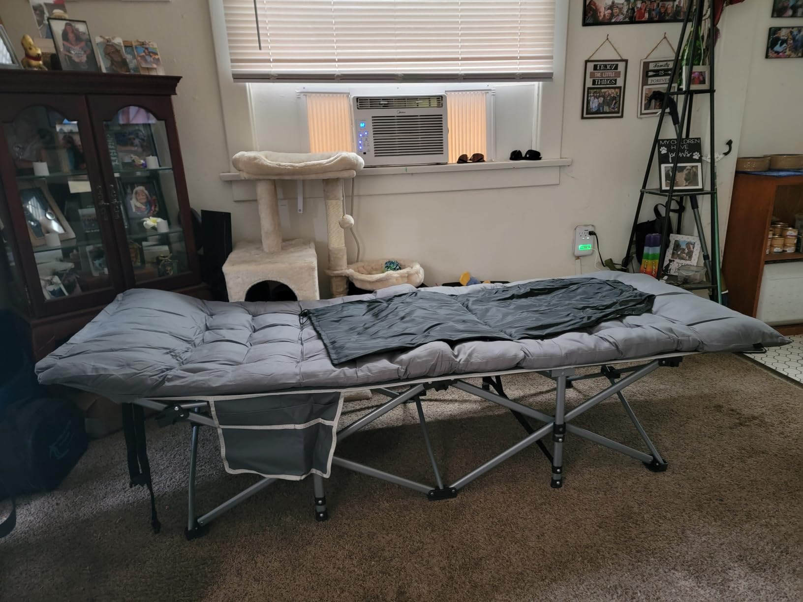 Slendor Camping Cot for Adults, Portable Folding Cot w/Carry Bag, 500lbs customer photo 2