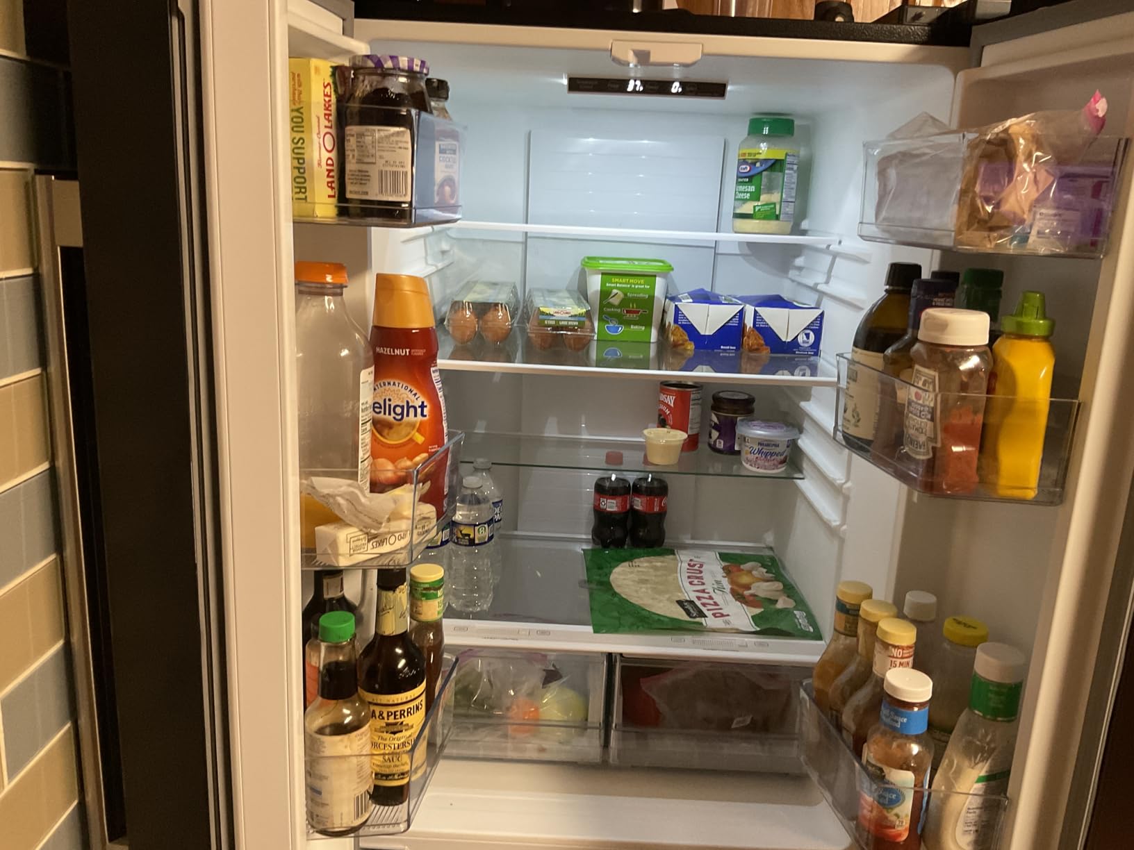 BLACK+DECKER 16 Cu. Ft. French Door Refrigerator, Ice Maker, Stainless Look | Full Size Refrigerator with Bottom Mount Freezer Drawer, Frost Free, ENERGY STAR certified, Auto Defrost customer photo 1