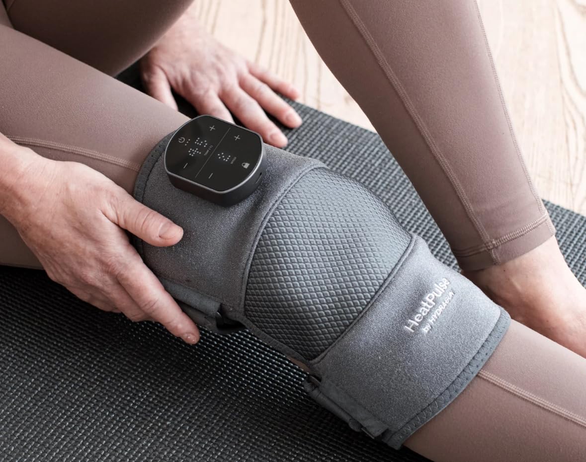 HOMRELEXA Cordless Heated Knee Massager, 3-in-1 Knee Heating Pad, Black 1PC customer photo 1