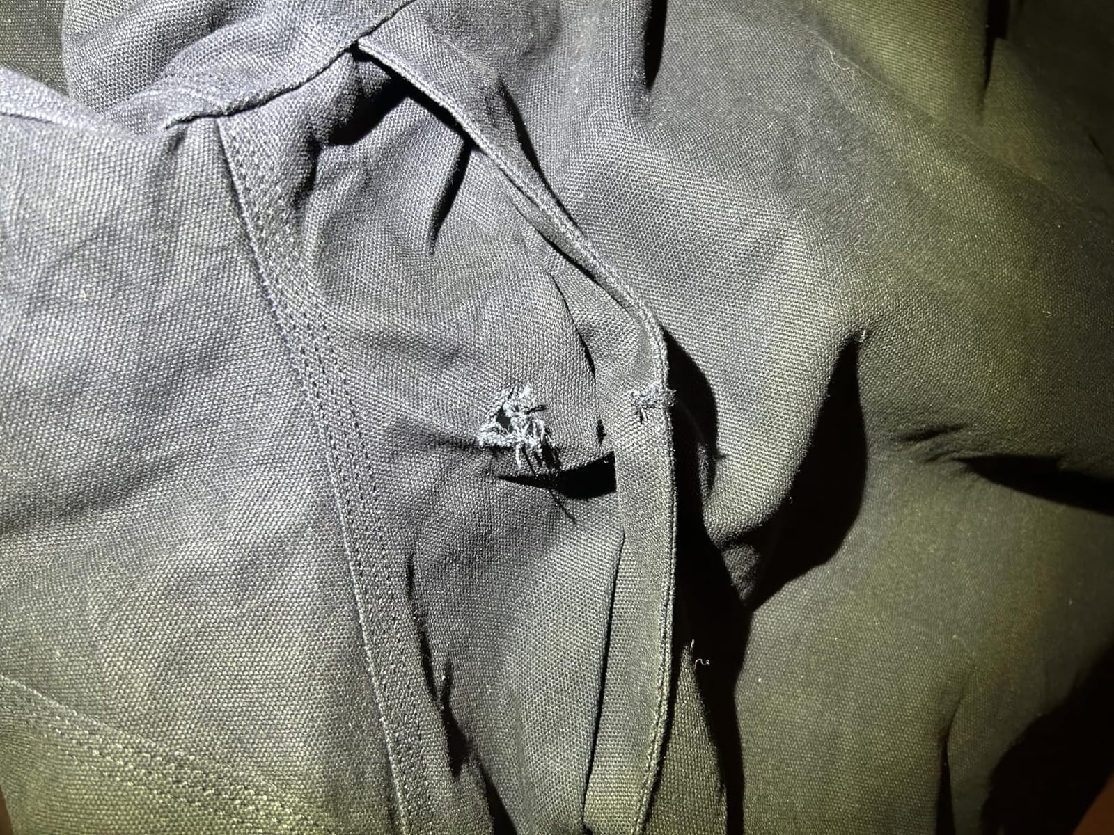 Men's Work Coat Washed Duck Fleece Lined Waterproof Workwear customer photo 2