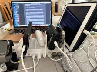 Zobirez 420W 10-Port Fast USB Charging Station for Multiple Devices, Black customer photo 2