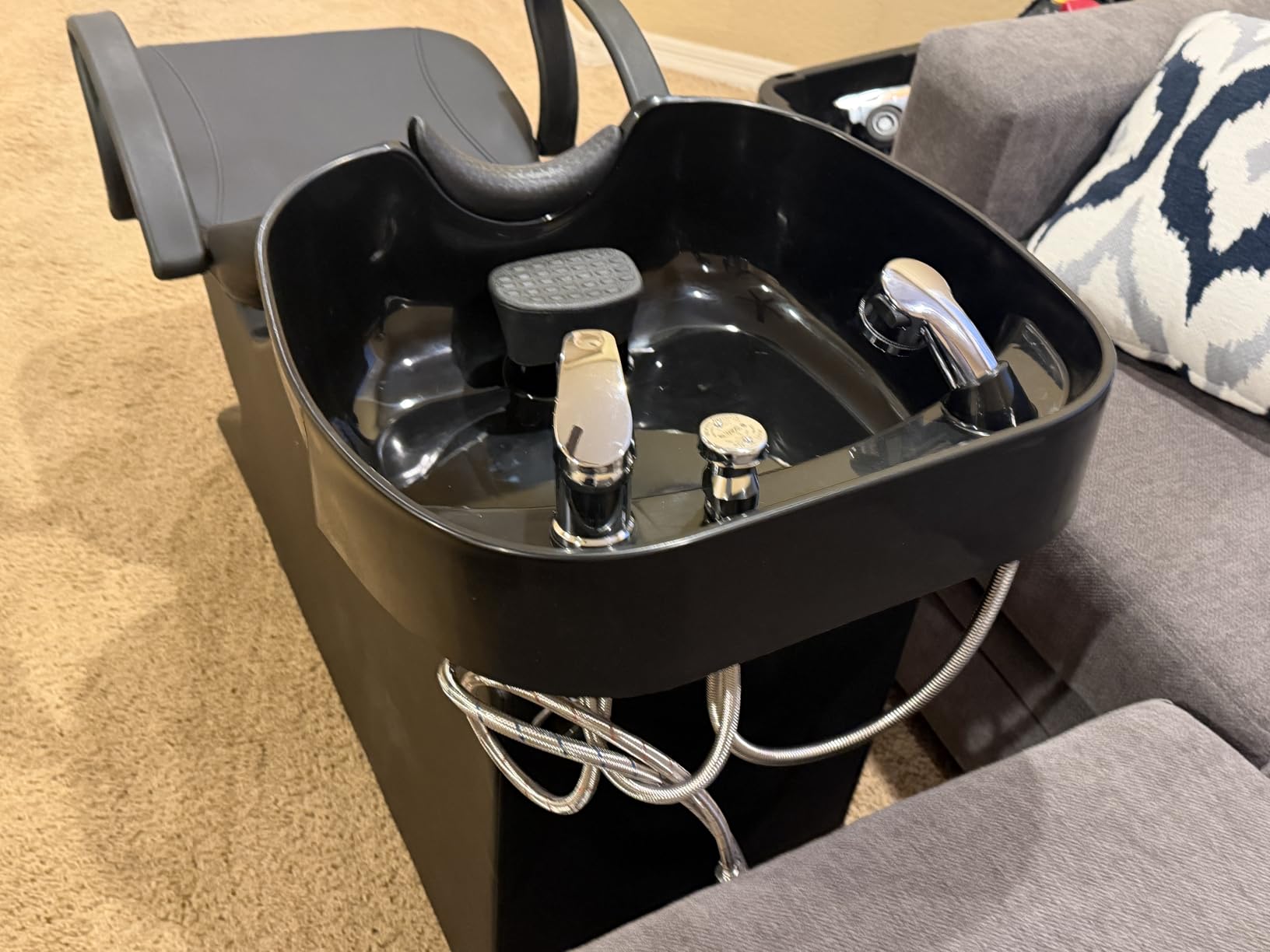 Shampoo Bowl Chair Set, Salon Shampoo Sink Chair customer photo 1