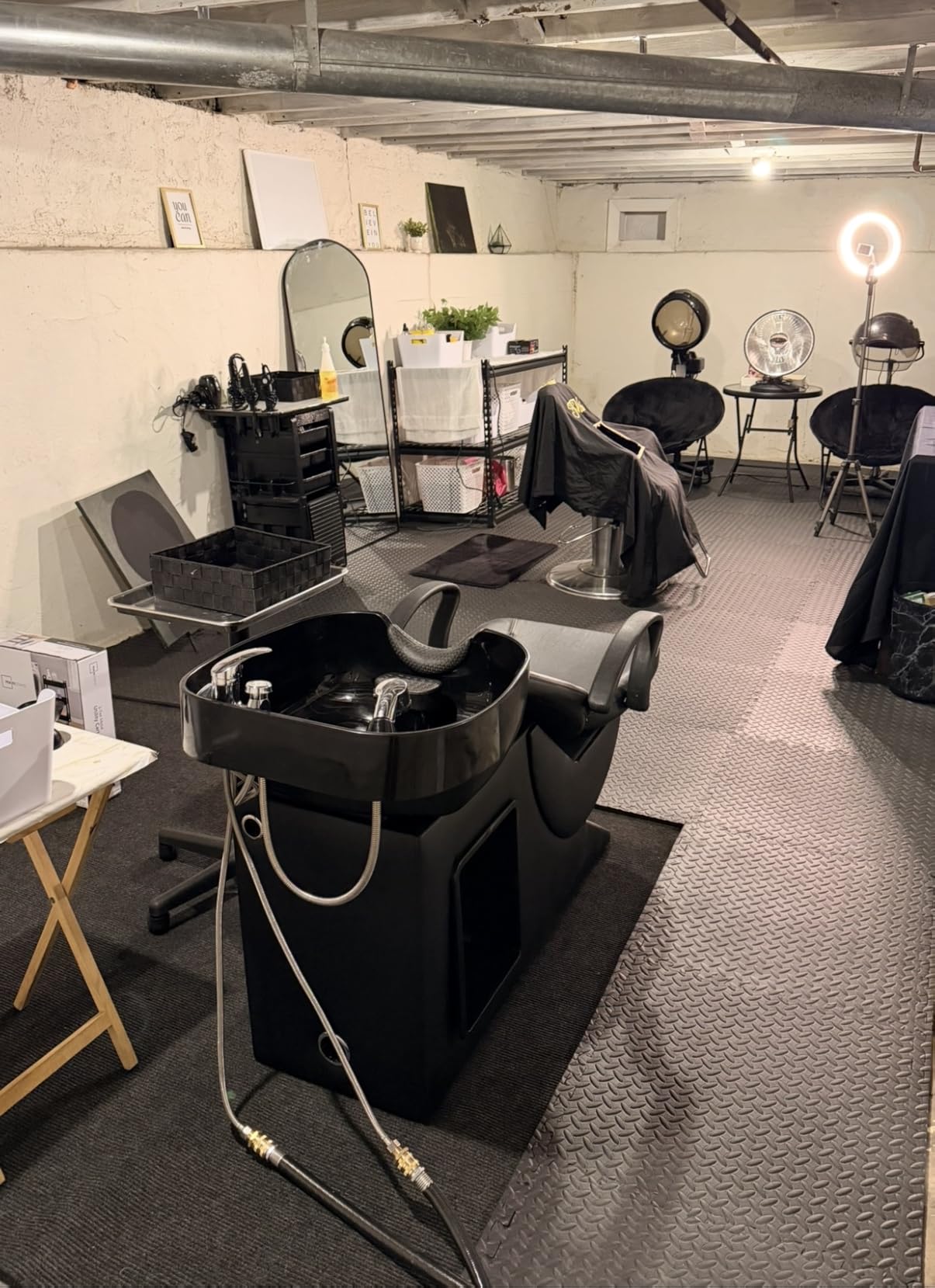 Shampoo Bowl Chair Set, Salon Shampoo Sink Chair customer photo 2
