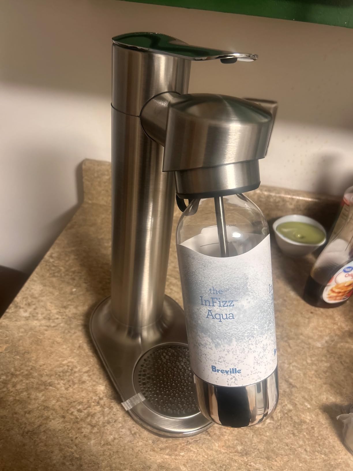Breville InFizz Aqua Sparkling Water Maker, Brushed Stainless Steel customer photo 1