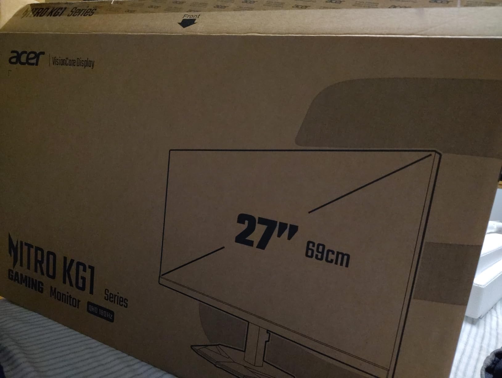 Acer Nitro 27in QHD 2560x1440 IPS 180Hz Gaming Monitor KG271U N3bmiipx customer photo 2