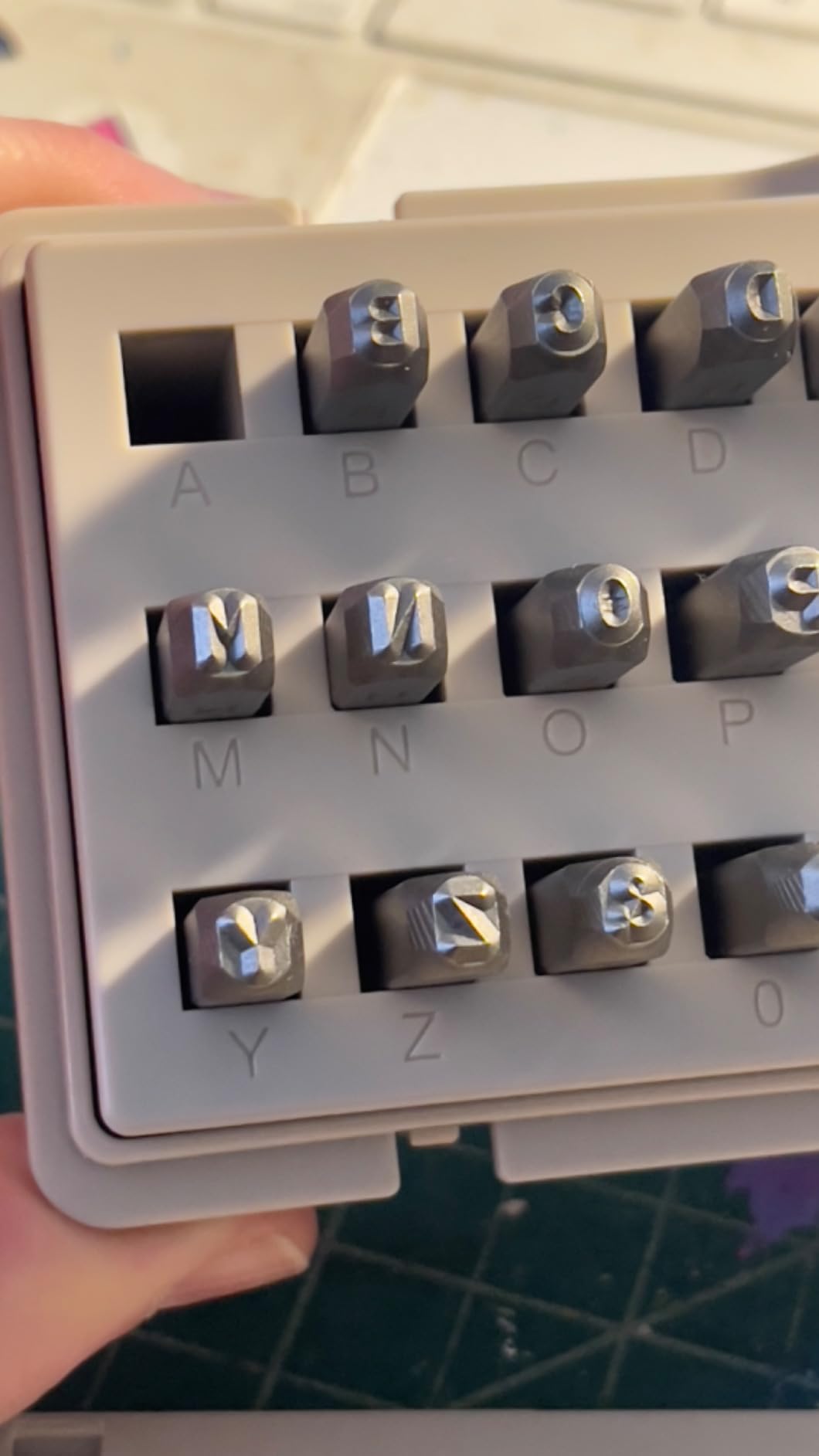 Make Your Letters Align More neatly. 36-Piece Number & Capital Letter Stamp Set (A-Z & 0-9) - 1/8