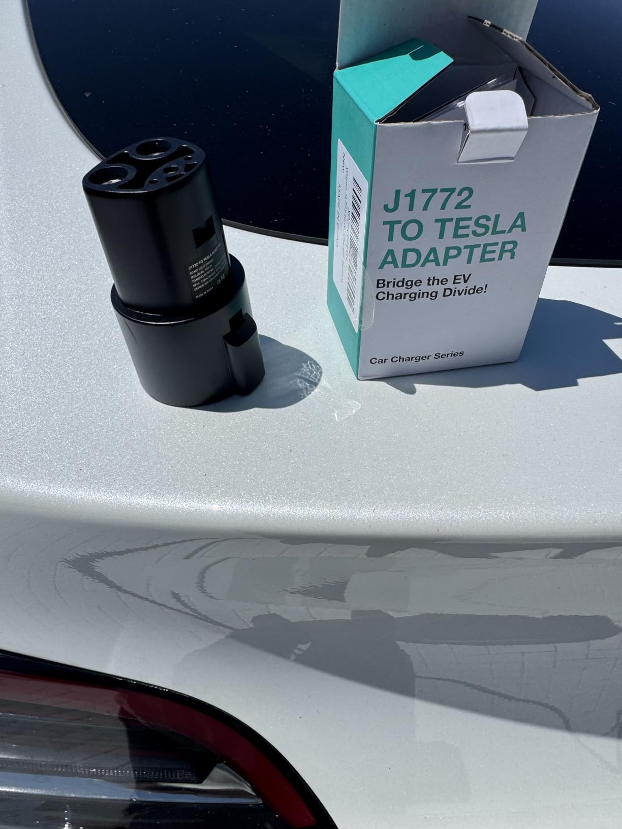 Wigoo 2026 J1772 to Tesla Charger Adapter for Tesla Model Y/3/X/S/Cyber customer photo 1