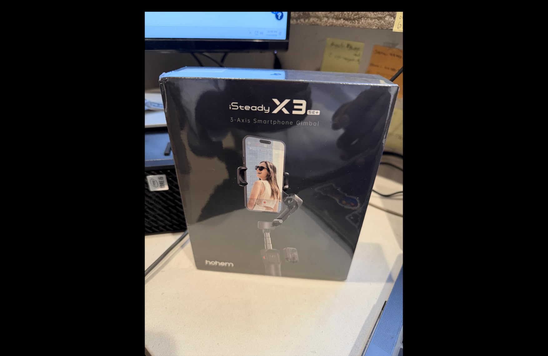hohem iSteady X3 SE 3-Axis Gimbal Stabilizer for iPhone & Android, Black customer photo 1