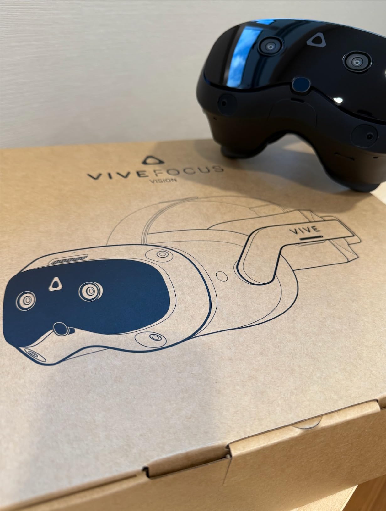 HTC Vive Focus Vision — Mixed Reality and PC VR Headset + Controllers — Consumer Edition customer photo 1