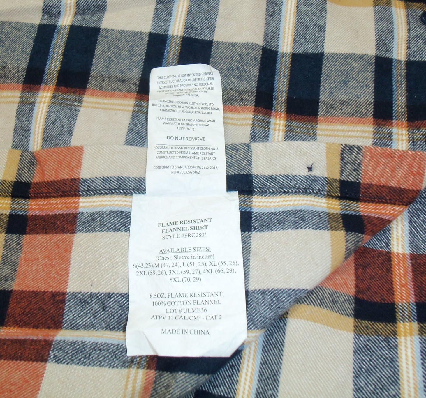 BOCOMAL FR Hooded Shirts Button Down Heavyweight Flannel Plaid Jackets CAT2 customer photo 1