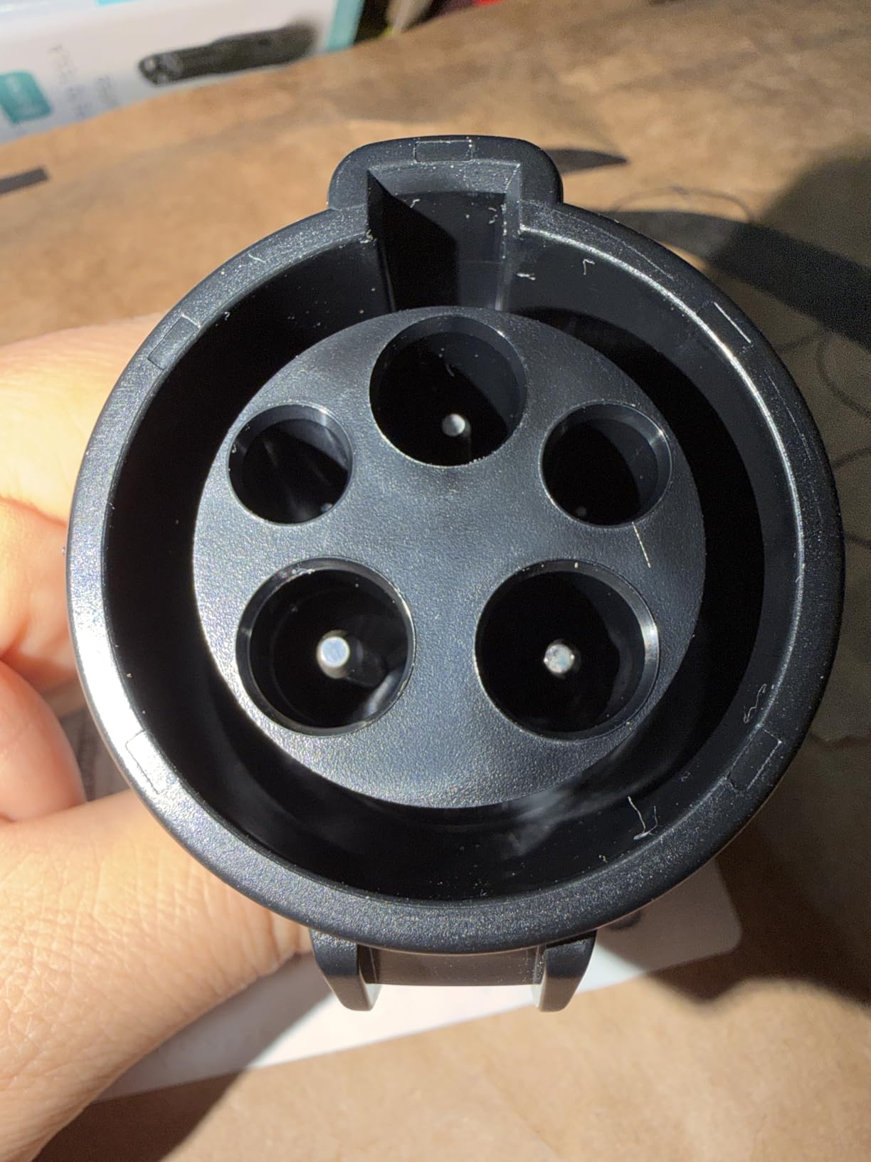 Lectron J1772 to Tesla Adapter 80 Amp (240V) - EV Charging Adapter Compatible with Tesla Model S/3/X/Y/Cybertruck and All Electric Vehicles in the NACS Alliance (Black) customer photo 1
