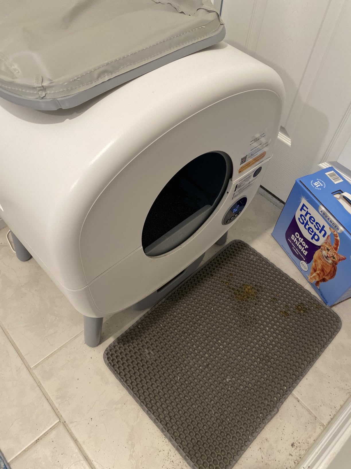 Cumrige Automatic Litter Box,Safety Sensor,App Control,95L Large Capacity customer photo 1