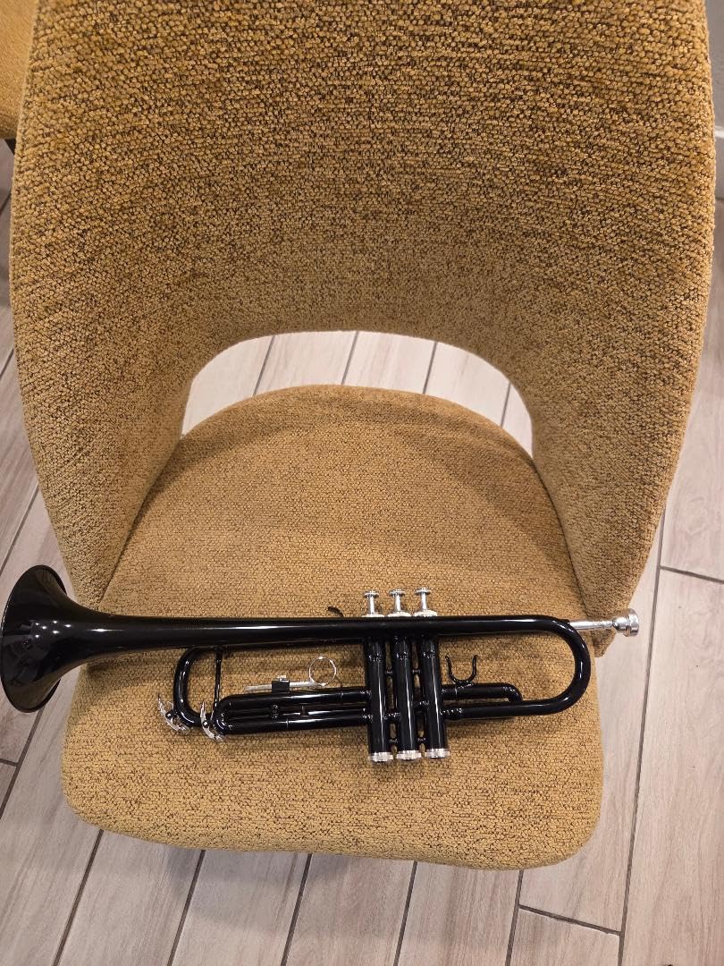 CAHAYA Bb Trumpet Instrument Brass Student Trumpet Trompeta Set Gold customer photo 2