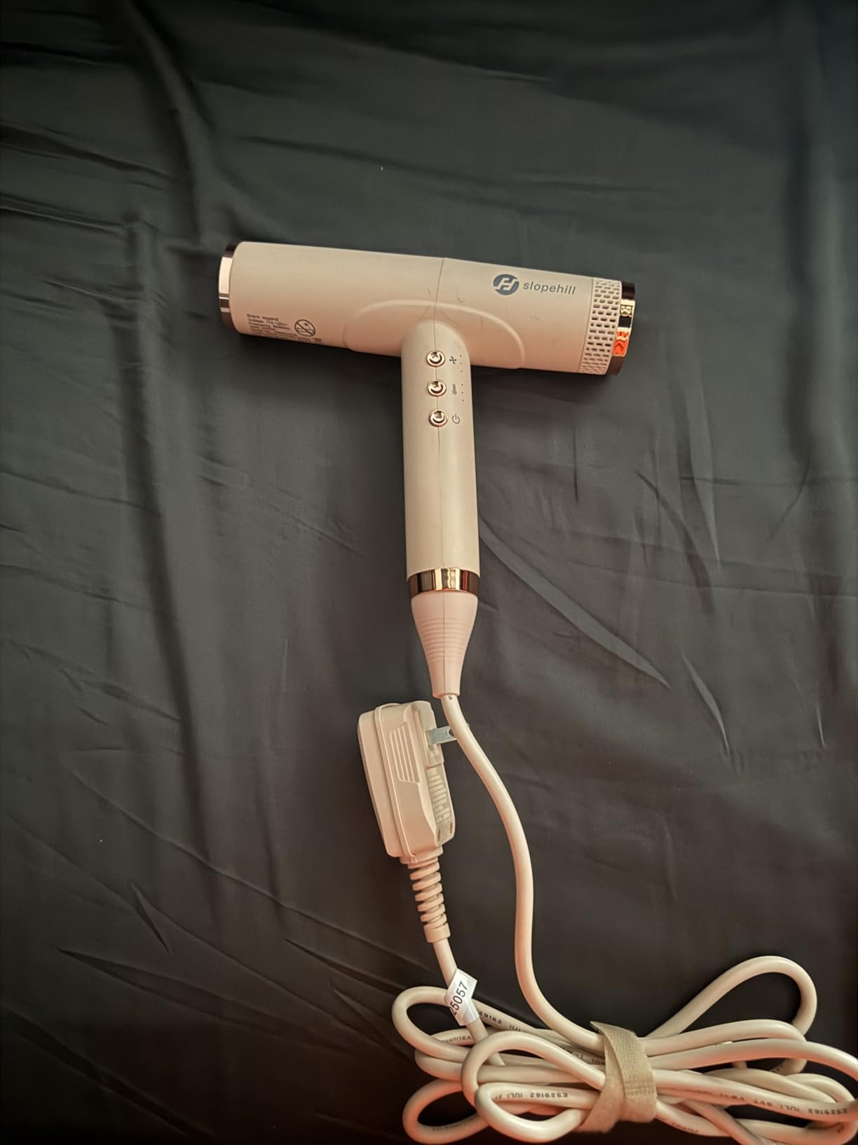slopehill Professional Ionic Hair Dryer, High-Speed Blow Dryer with Brushless Motor for Salon Use, Lightweight Compact Hairdryer for Travel, Low Noise Quiet for Home, Ceramic Pink customer photo 1