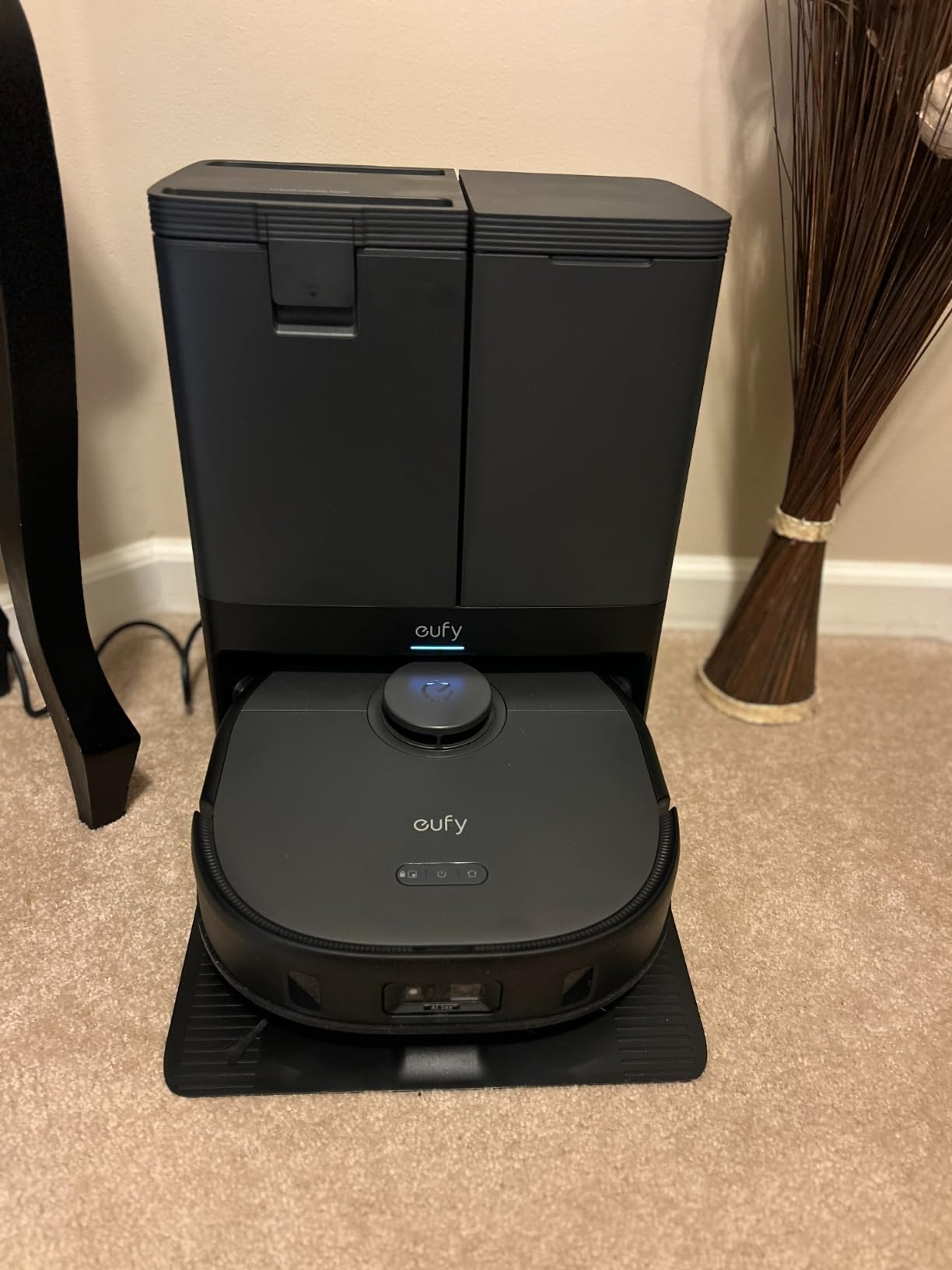 eufy X10 Pro Omni Robot Vacuum and Mop, Dual Mops, 12 mm Auto-Lift, White customer photo 1