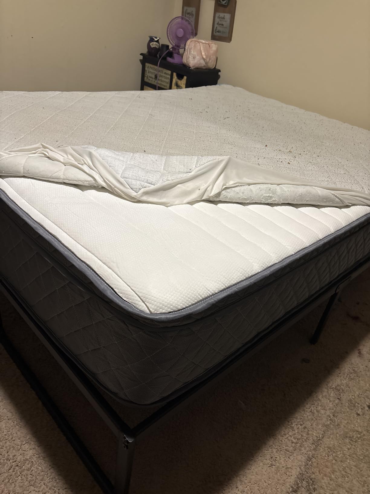 PurrJoys Queen Mattress Firm, 12 Inch Queen Size Mattress in a Box customer photo 2