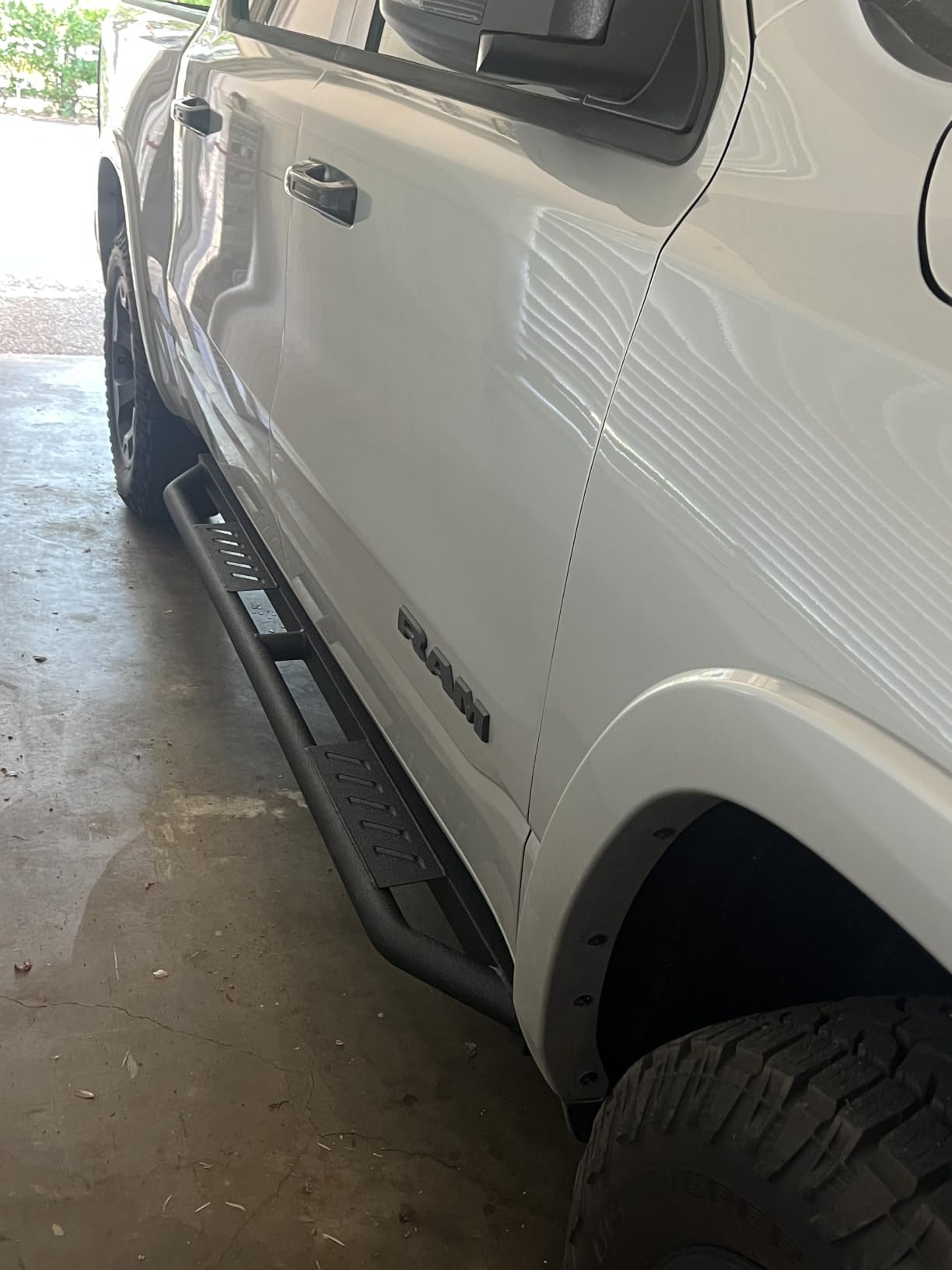 Tyger Auto Trax Side Steps Compatible with 2019-2026 Ram 1500 (Not Fit 19-24 Classic) | Crew Cab | TG-TX7D29398 | Textured Black Rail Running Board customer photo 1
