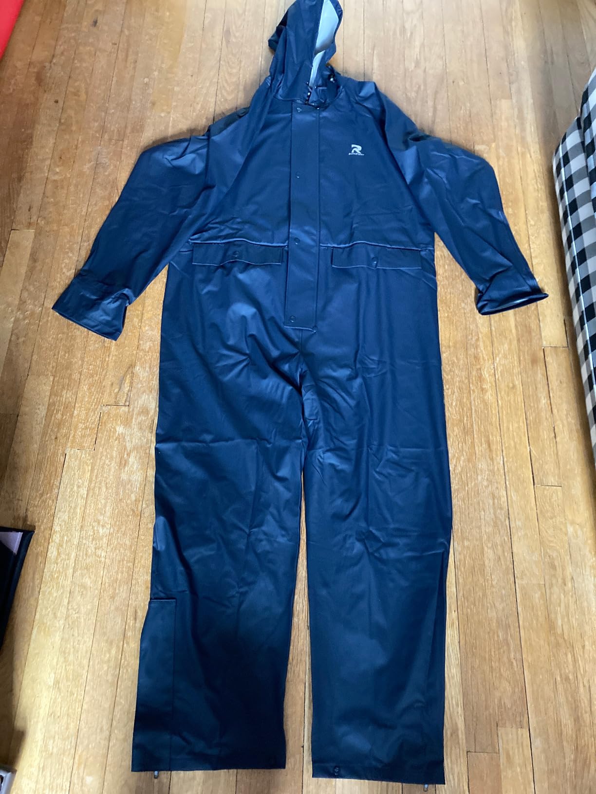 RainRider Rain Suits for Men Women Waterproof One Piece Rain Jacket & Pant Workwear Coverall customer photo 1