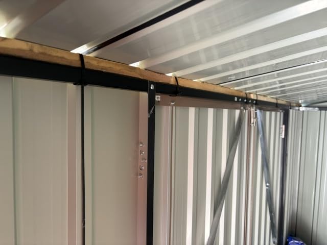 Greesum 5 x 3 FT Metal Outdoor Storage Shed, Brown customer photo 1