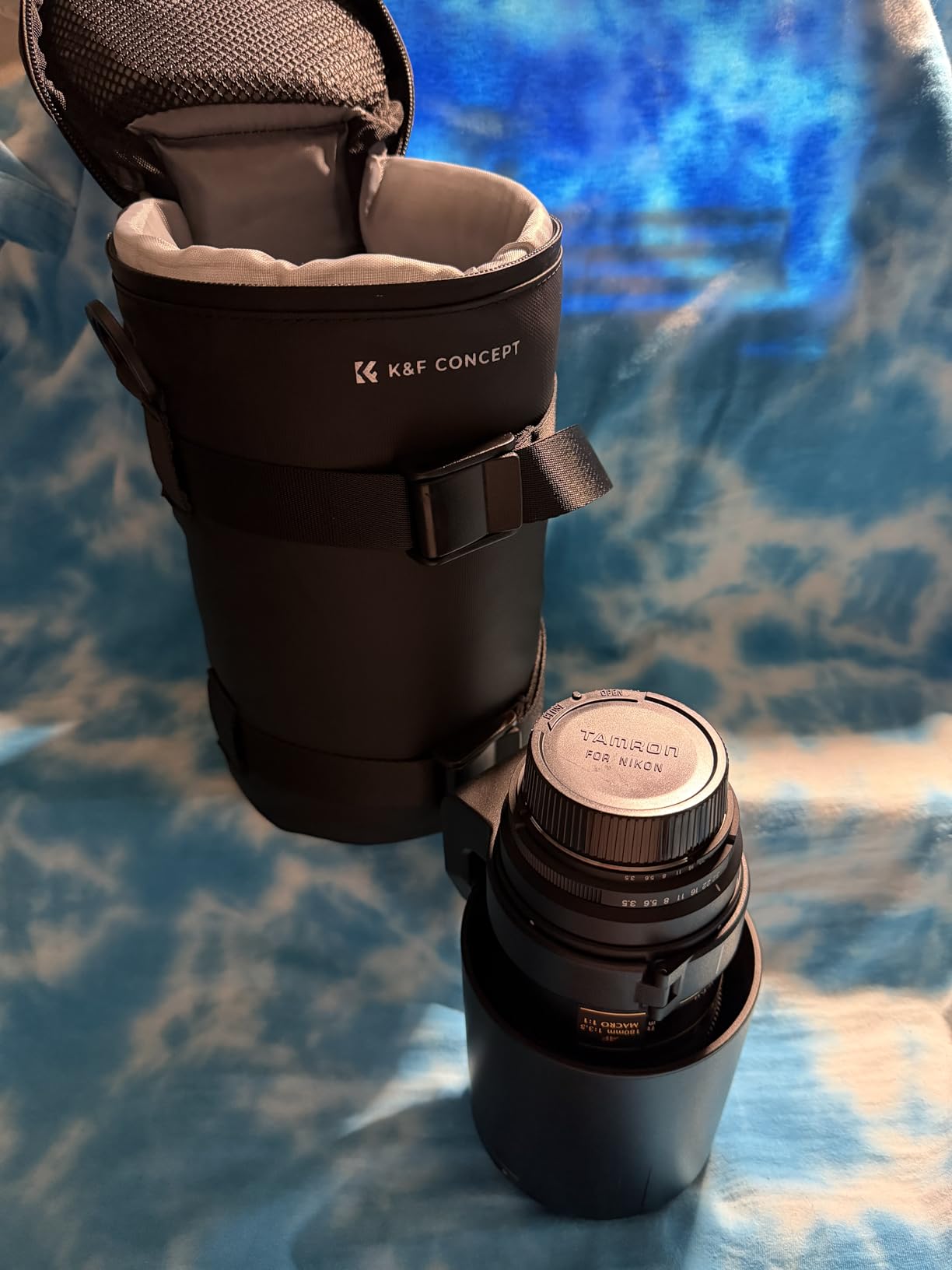 K&F CONCEPT Camera Lens Case, Protective Pouch for Lens with Air Blower customer photo 2