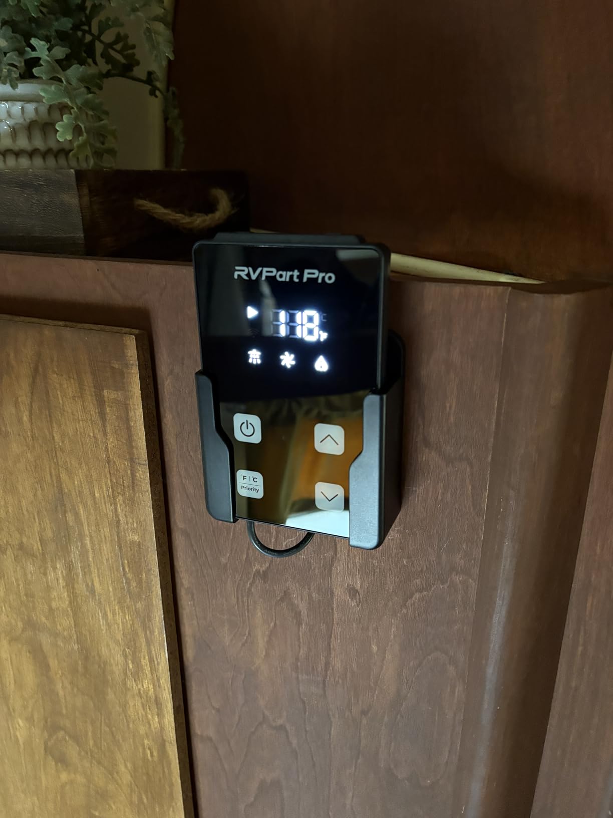 RV Tankless Water Heater, Propane, Black Door, Remote, 12V DC customer photo 2