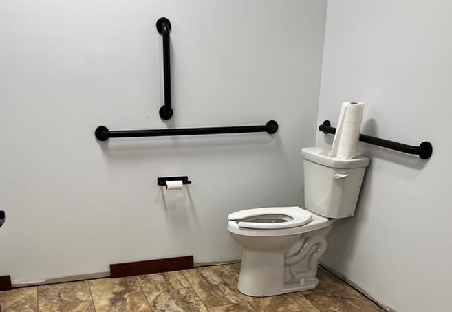 Stardrix Grab Bar Bundle for ADA Compliance, Brushed Stainless Steel Grab Bar Set for Commercial and Residential Restrooms, 1.5