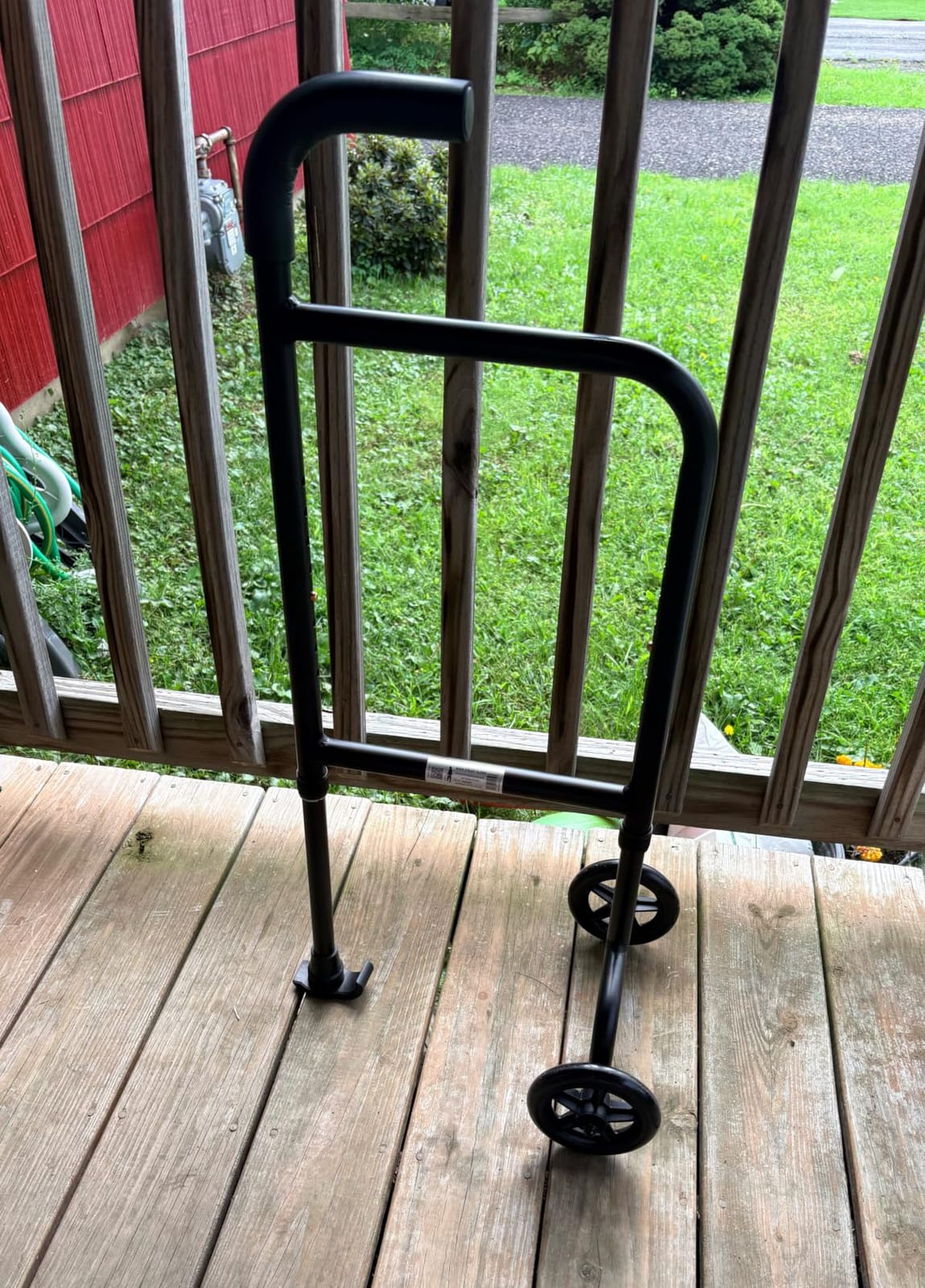 Rock Steady Rolling Side Walker. Physical Therapist Love it! No Lifting Providing Effortless Mobility with Stability. Light Weight & Compact, Ideal for Indoor and Outdoor Use. Great Maneuverability. customer photo 2
