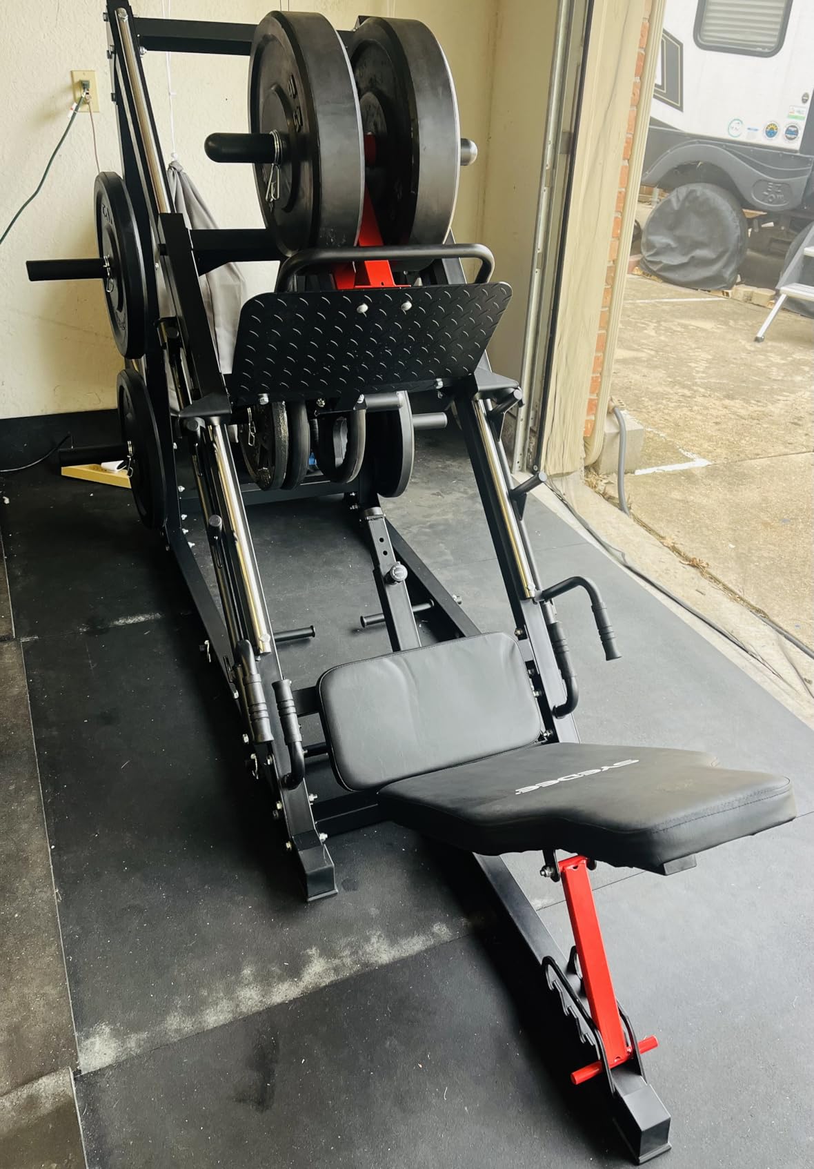 Mikolo 45 Degree Leg Press for Home Gym - Professional Lower Body Workout Machine for Fitness and Strength Training customer photo 2