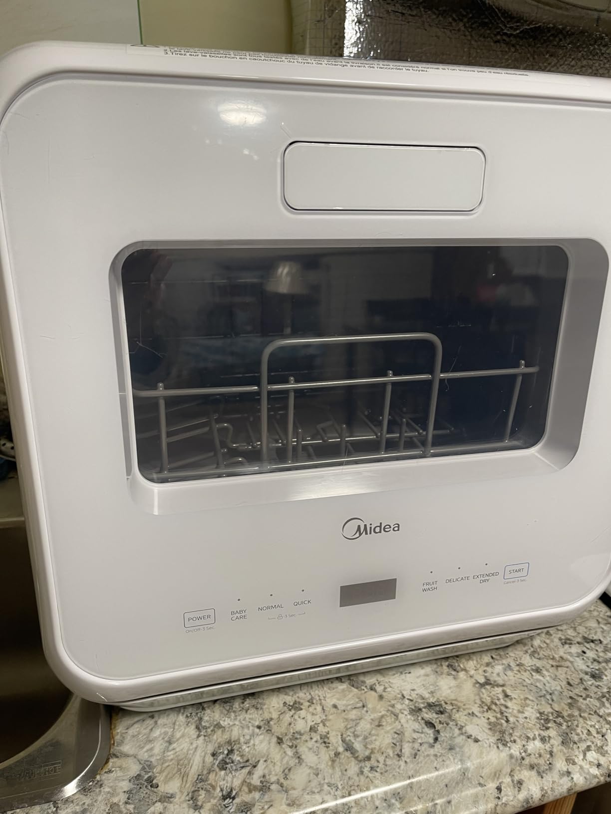 Midea Countertop Dishwasher with 1.32Gal Tank, Baby Care, 5+1 Programs | Portable Dishwasher with No Hookup Needed, High-Temp Drying, Compact & Quiet, Perfect for Apartments, Dorms& RVs customer photo 2