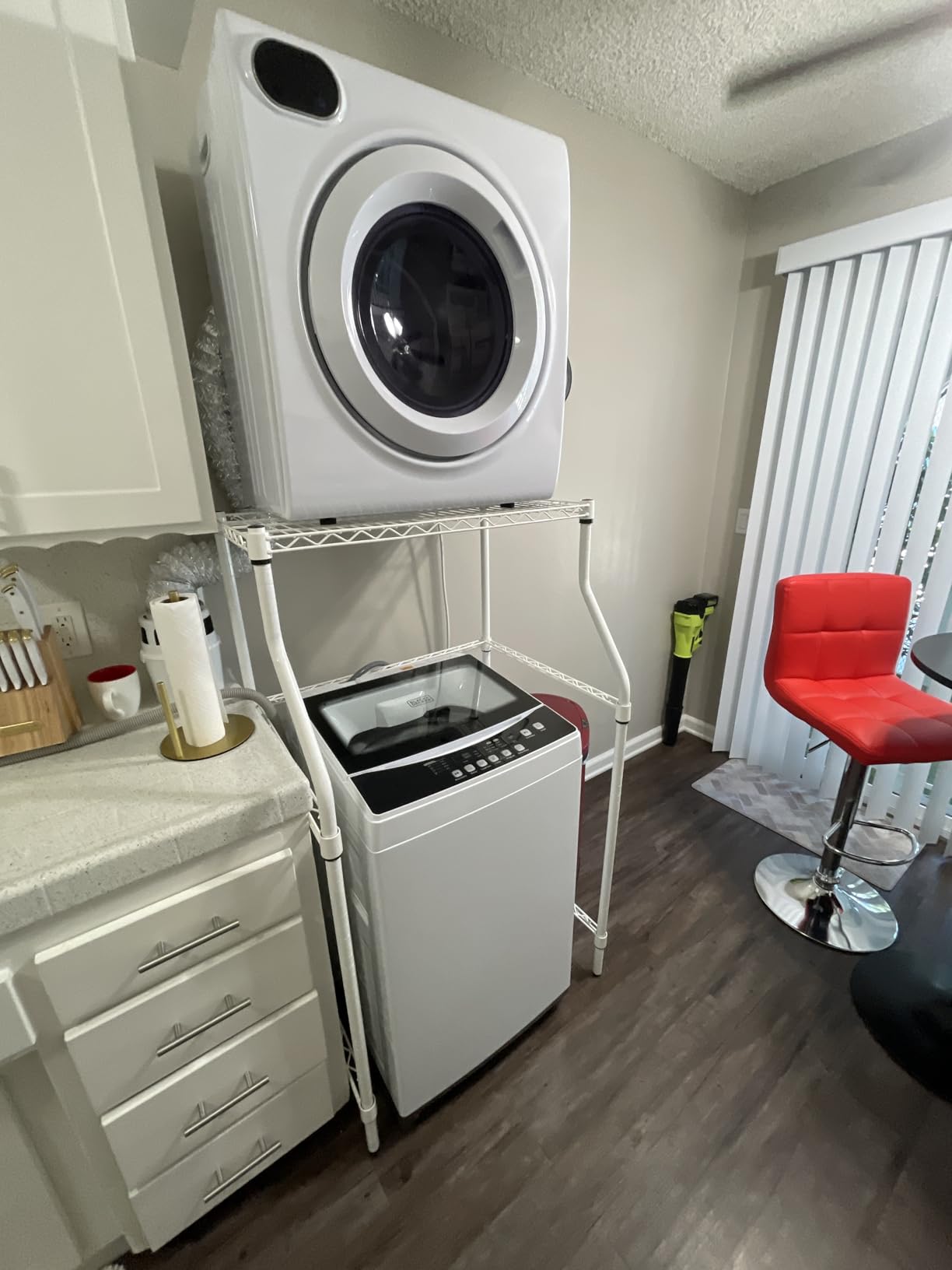 Euhomy 2.65 Cu. Ft. Portable Dryer for Clothes, 1400W Dryer with LCD Panel customer photo 1