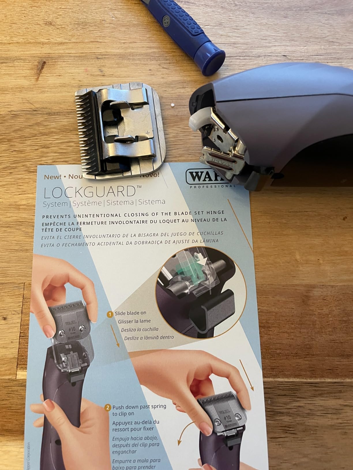 Wahl Pro Animal KM10+ Corded Clipper, Cats, Dogs & Horses, Purple customer photo 1