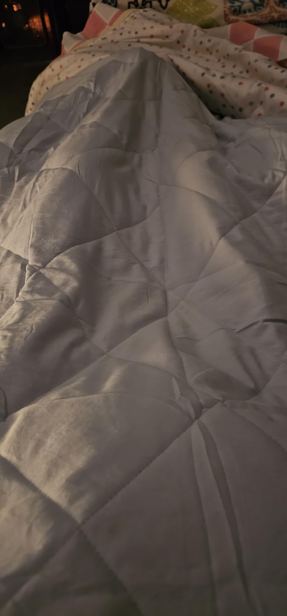 Cozy Bliss Cooling Blanket for Hot Sleepers Queen Size, Q-Max 0.45 Cooling Comfort, Cold Blankets for Night Sweats Sleeping, Ultra-Cool Lightweight Breathable Blanket for Bed, Glacial Grey customer photo 2