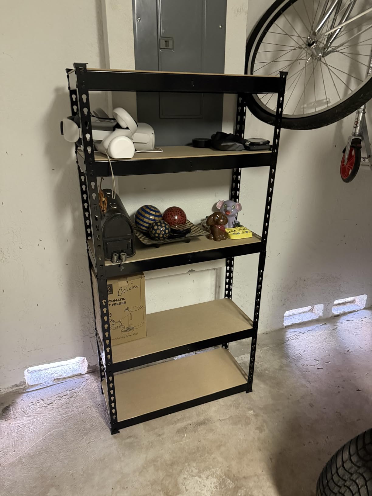 SONGMICS 5-Tier Boltless Storage Shelves, Adjustable, Load 2310 lb customer photo 1