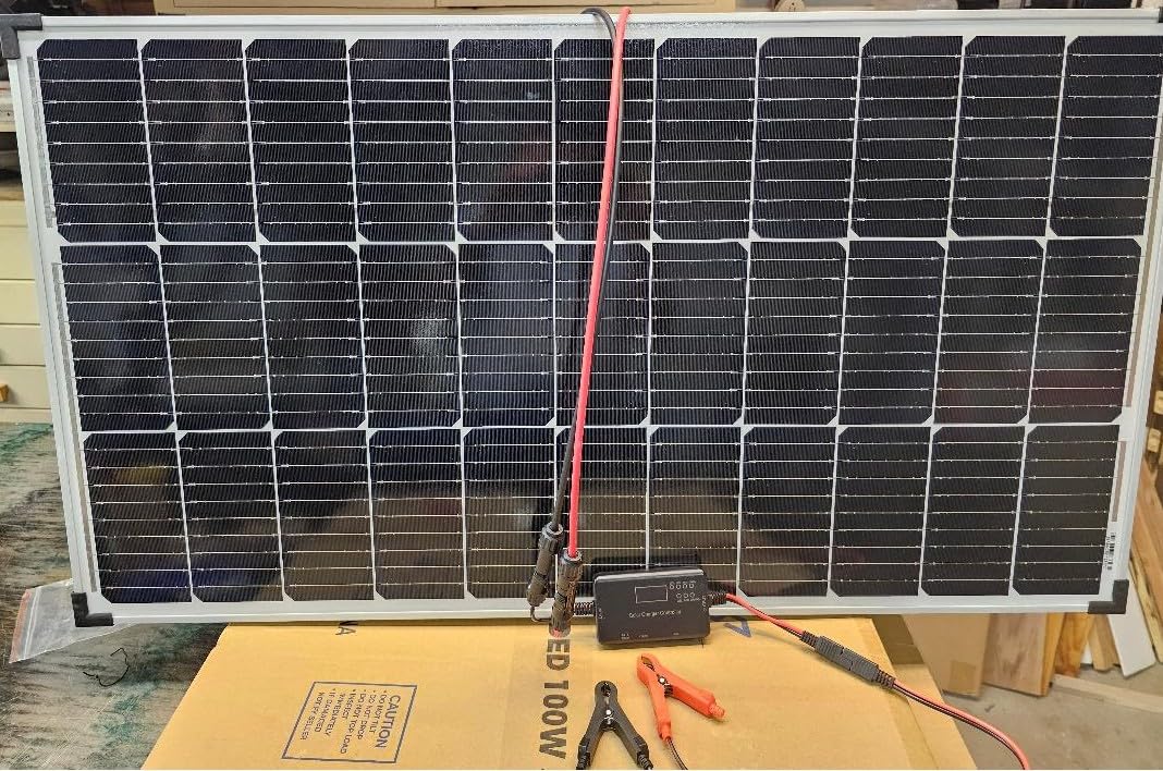 Voltset 100W 12V Solar Panel Kit with 20A Smart Charge Controller customer photo 1