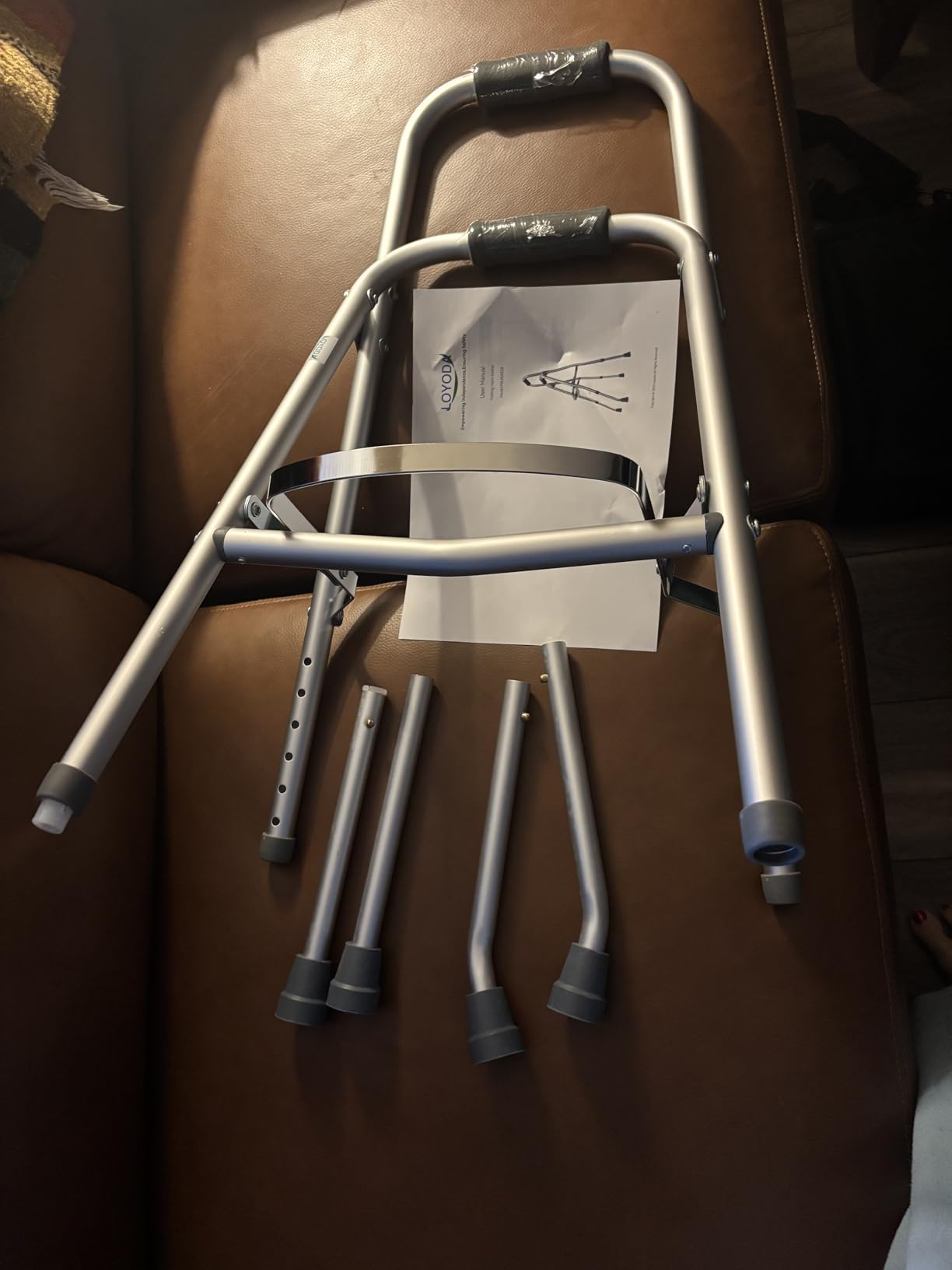 Loyoda Hemi Walker for Seniors, Adjustable One Arm Folding Walker customer photo 1