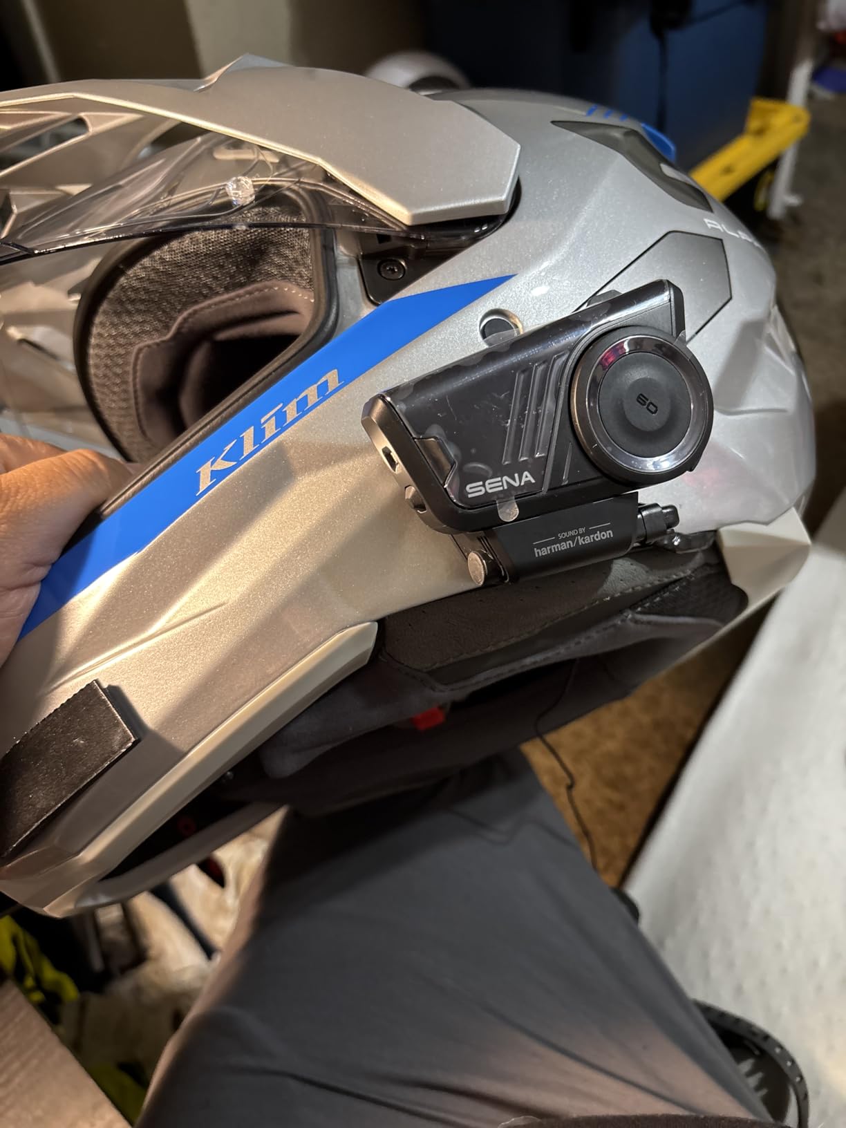 Sena 60S Motorcycle Communication Headset with Wave, Mesh, and Bluetooth Intercom, 2nd Generation Sound by Harman Kardon customer photo 2