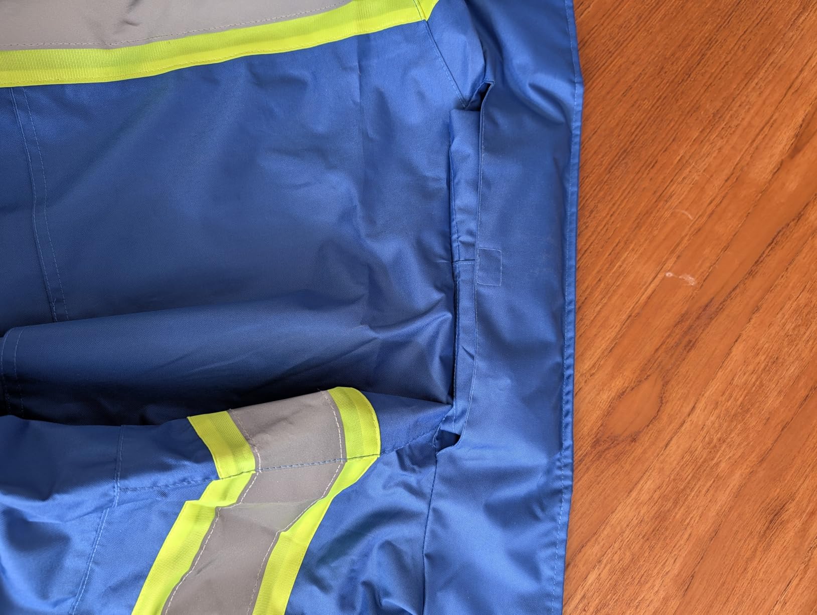 FATONE Hi Vis Rain Jacket Waterproof Class 3 High Visibility Rain Gear for Work Reflective, Safety Rain Coats for Men with Black Bottom Lightweight, Yellow (L/XL) customer photo 2