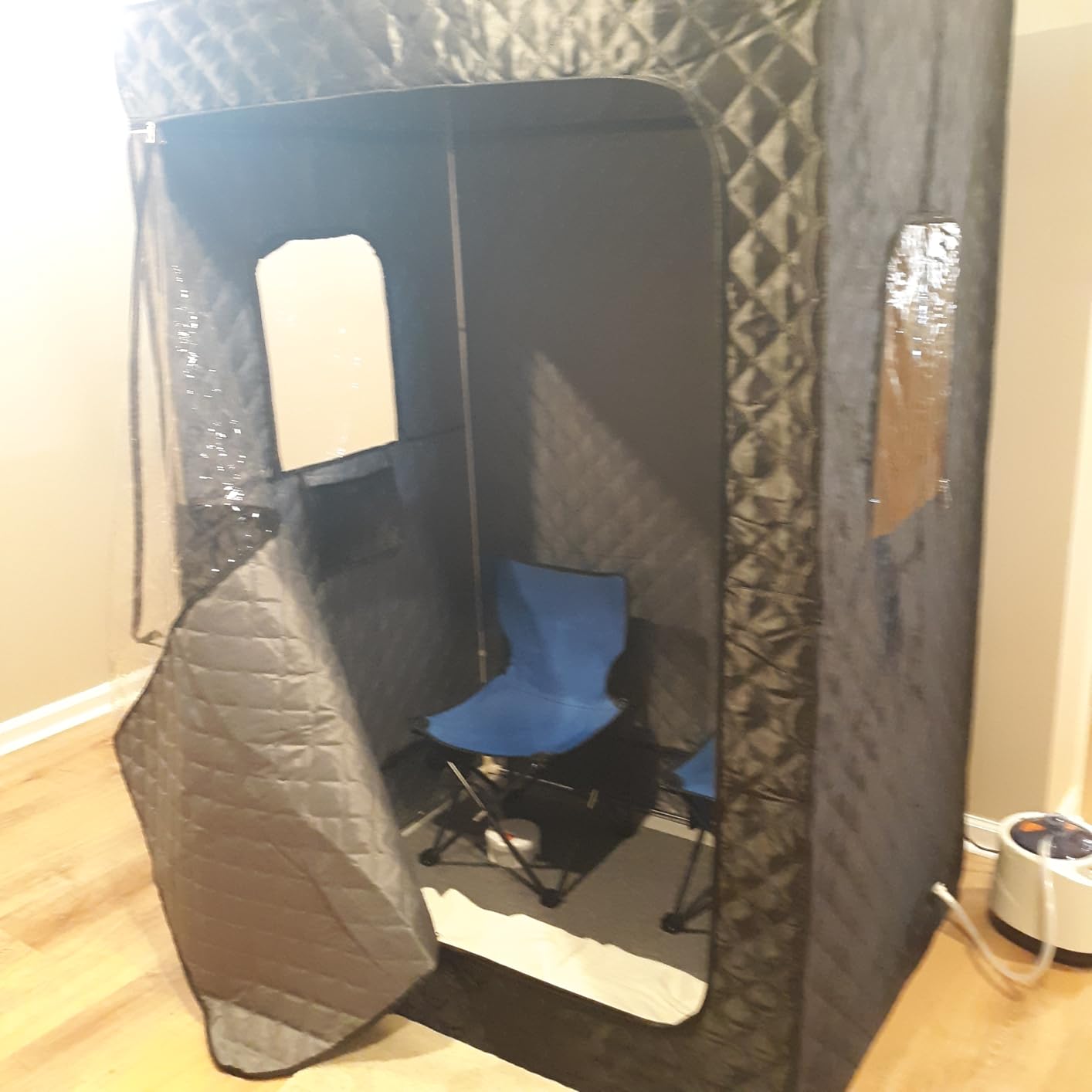 Tehanld 2 Person Portable Steam Sauna for Home, Black customer photo 1