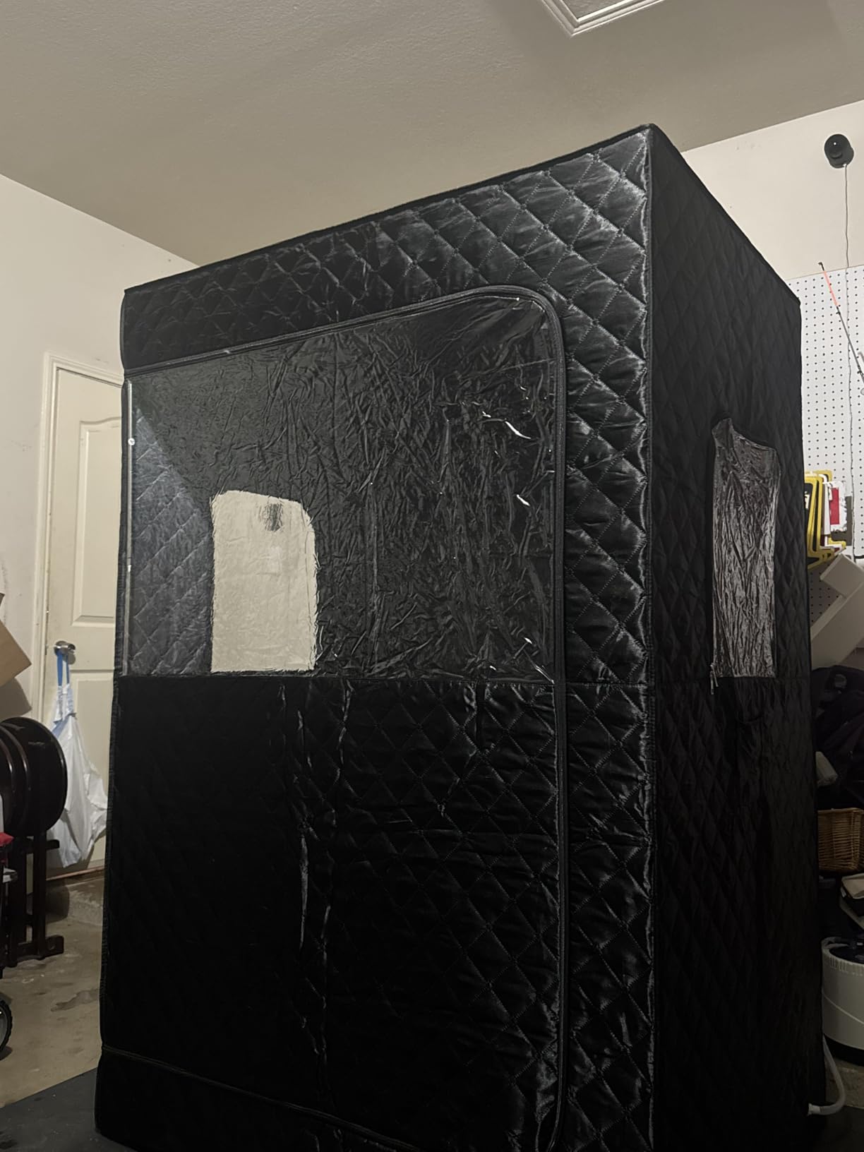 Tehanld 2 Person Portable Steam Sauna for Home, Black customer photo 2