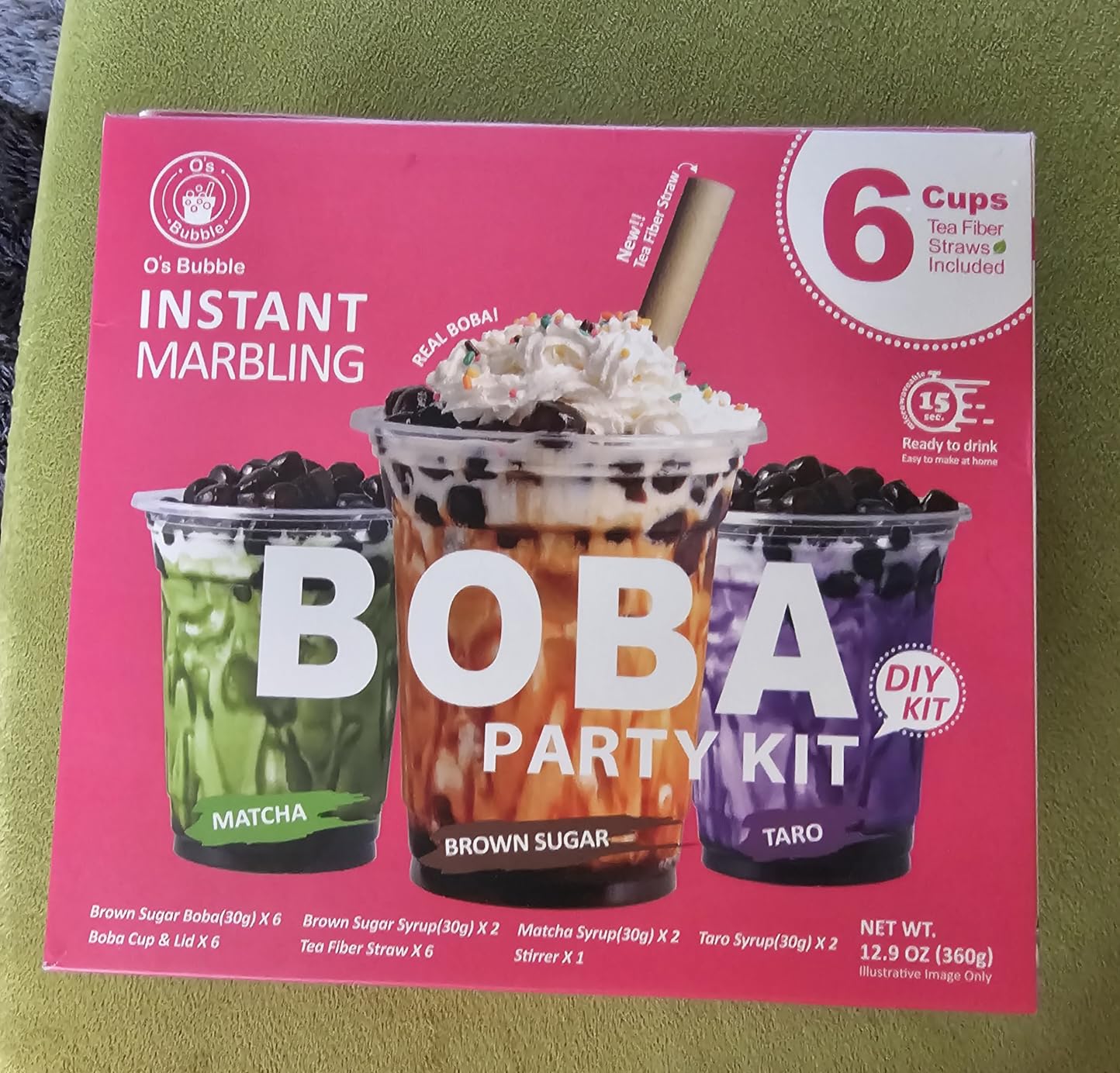 O's Bubble All-in-One Boba Tea Kit for Kids (Party Variety Pack Upgrade) customer photo 1