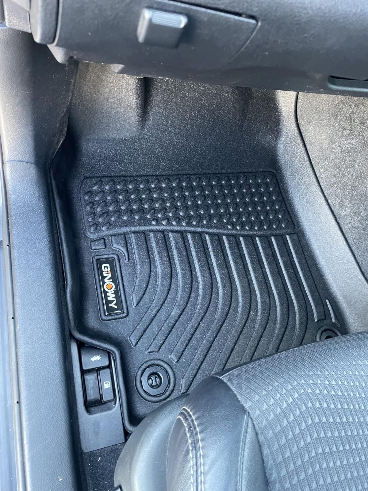 GINOWY-Floor Mats & Cargo Liner for Honda Passport 2019-2024 2025, TPE All Weather Protection Car Mats Custom Anti-Slip Trunk Mat 2025 Passport Floor Liners Waterproof Passport Accessories Black customer photo 2