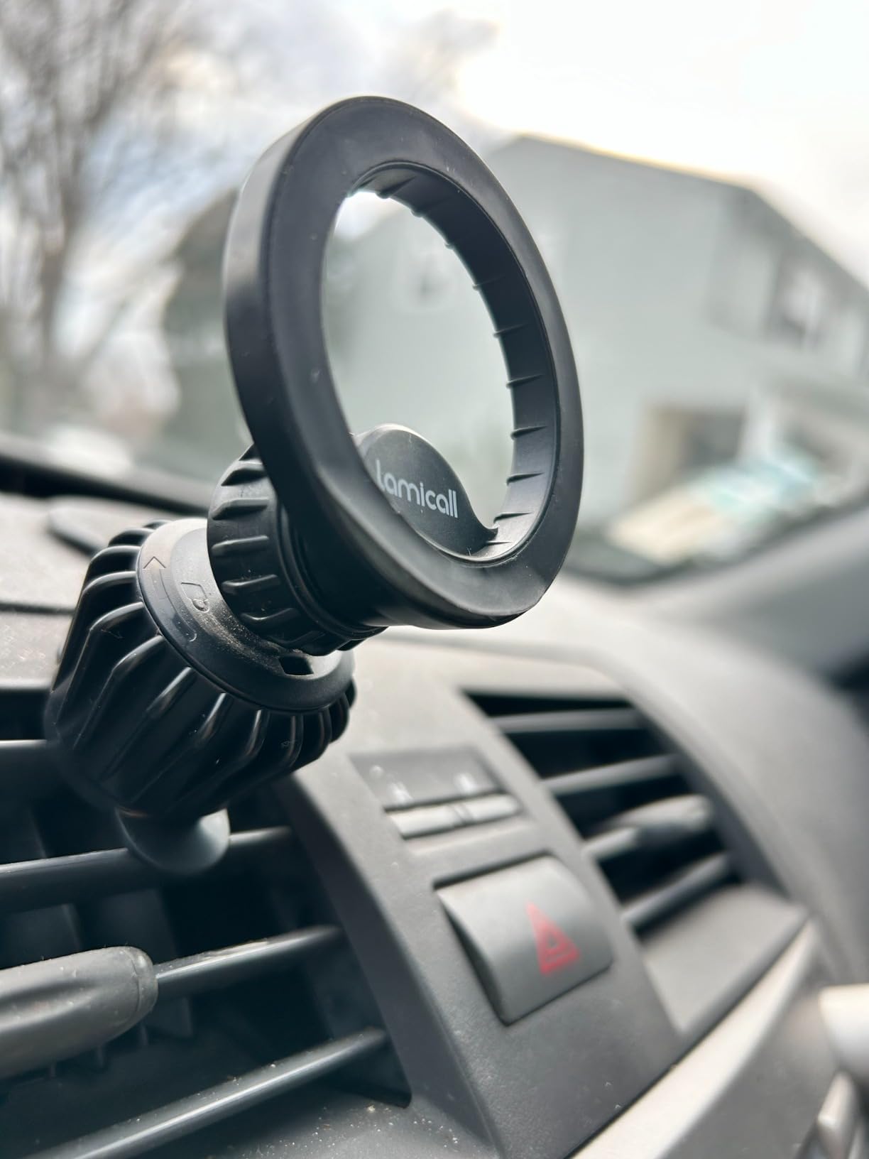 Lamicall 15W for MagSafe Car Mount Charger Vent Dashboard 360° for iPhone customer photo 2