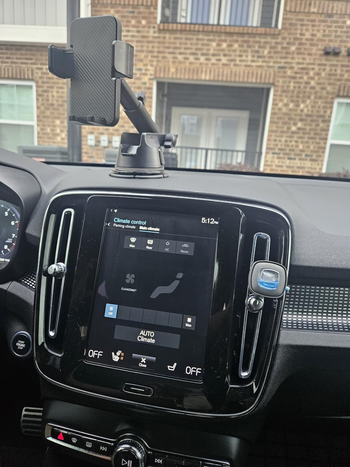 Qifutan Dash Mounted Holders Phone Holders for Your Car Phone Mount for Car Windshield Dashboard Air Vent Universal Desk Mounts Hands Free Automobile Cell Phone Holder Fit for iPhone Smartphone customer photo 2