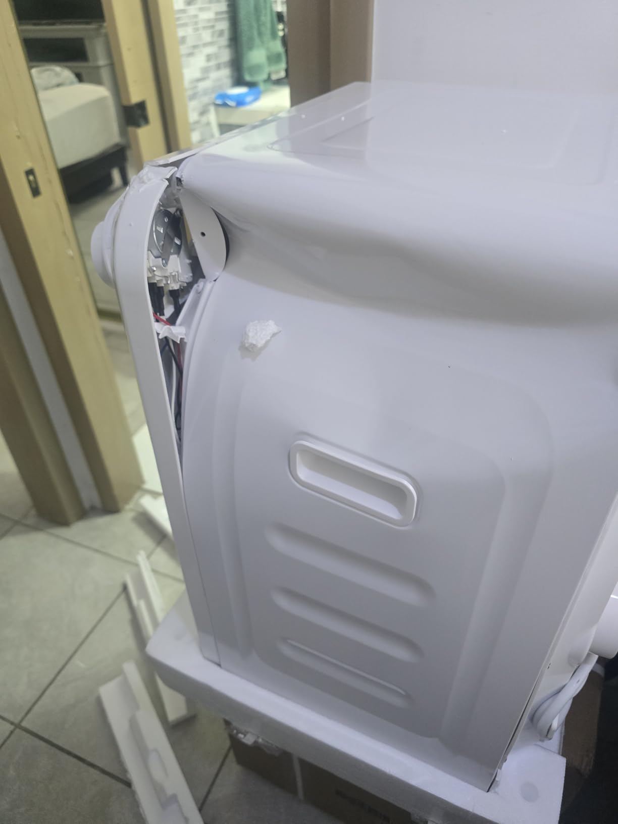 1.6 Cu.Ft Portable Clothes Dryer, 800W Fast Drying Front Load Laundry Dryer with 5 Mode, Mini Electric Clothing Dryer with Stainless Steel Tub, Compact Machine for Apartment, Home, Dorm customer photo 1